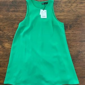 NWT Green sleeveless jumpsuit by ZARA